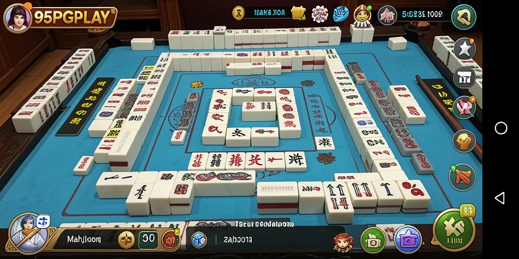 Screenshot gameplay Mahjong yang menarik dan menantang.