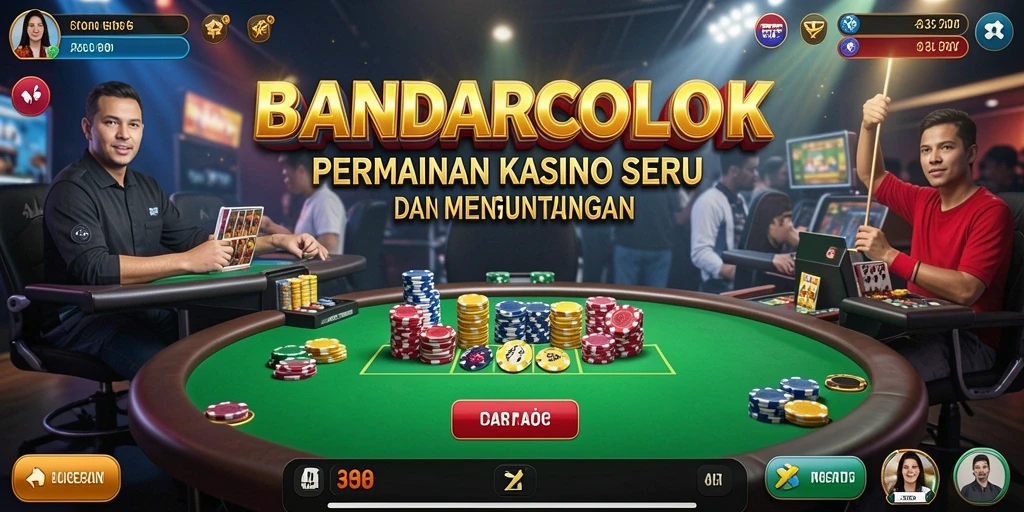 Tampilan gameplay BANDARCOLOK yang menarik dan penuh warna.
