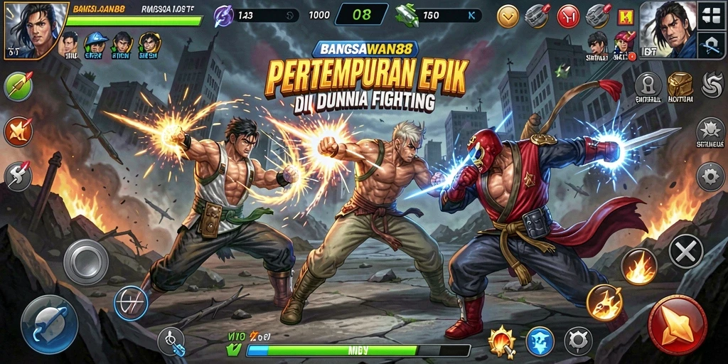 Tangkapan layar pertempuran mendebarkan di BANGSAWAN88 dengan aksi yang menegangkan.