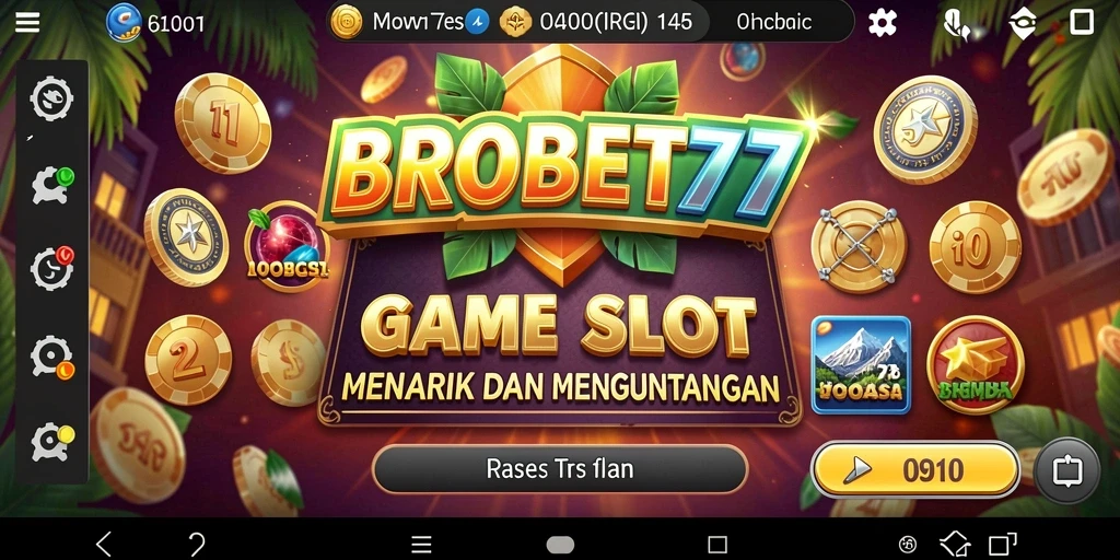 Gameplay menarik dari game Slot BROBET77 yang penuh warna.
