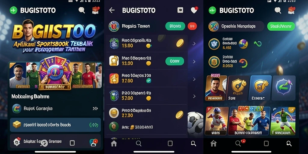 Tampilan gameplay taruhan olahraga di BUGISTOTO yang menarik dan interaktif.