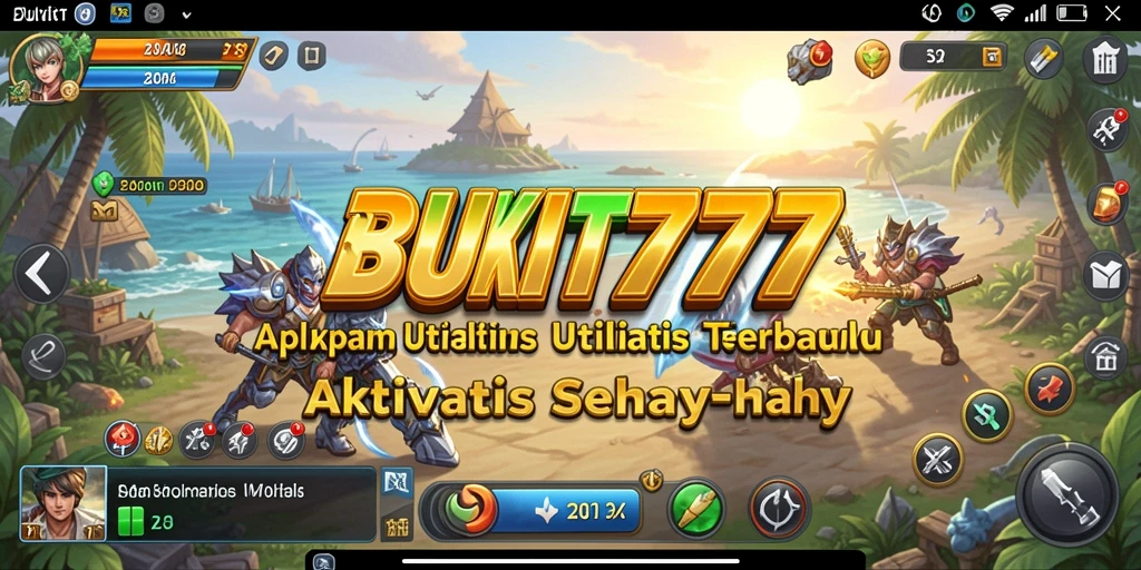Tampilan antarmuka BUKIT777 yang sederhana dan fungsional.