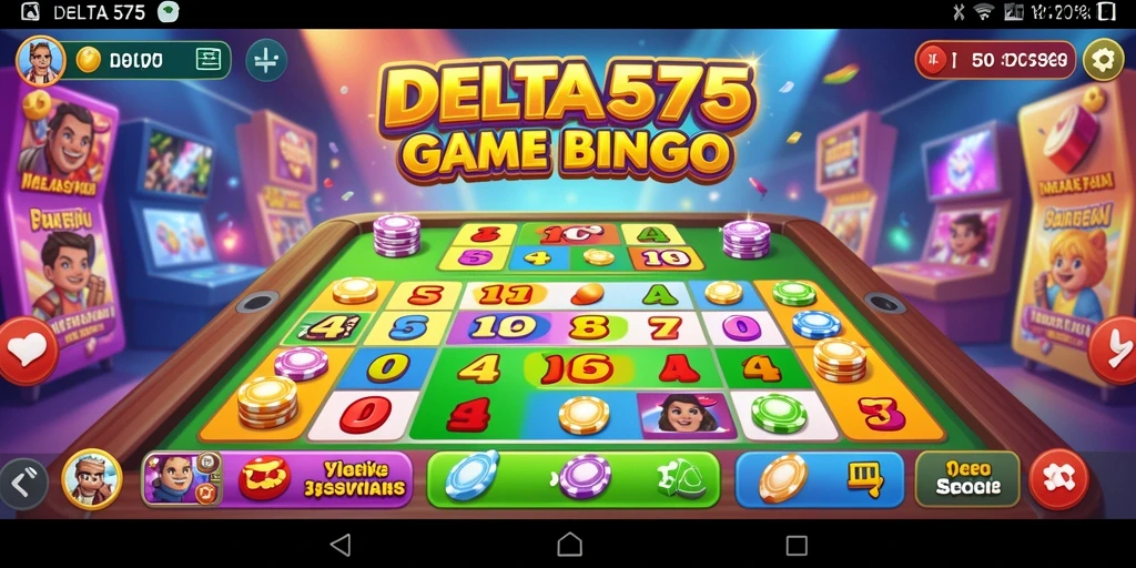 Tampilan gameplay Bingo seru di DELTA575 dengan grafis menarik.