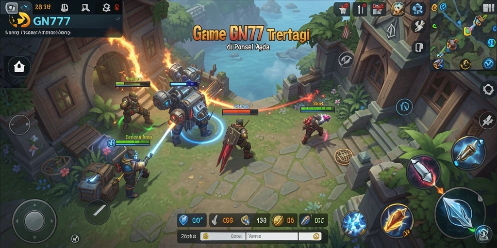 Tampilan utama gameplay GN777 yang penuh strategi.