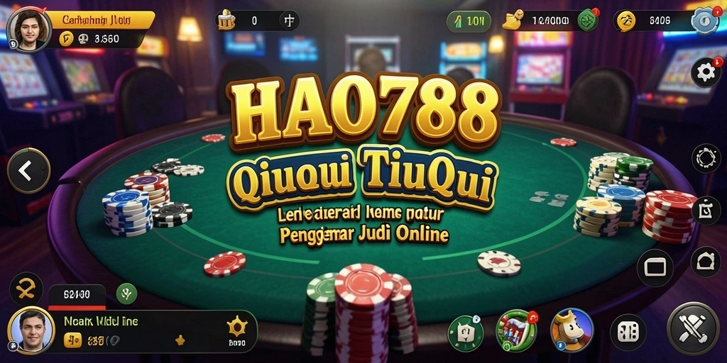 Gameplay seru QiuQiu di HAO788 dengan antarmuka yang menarik.