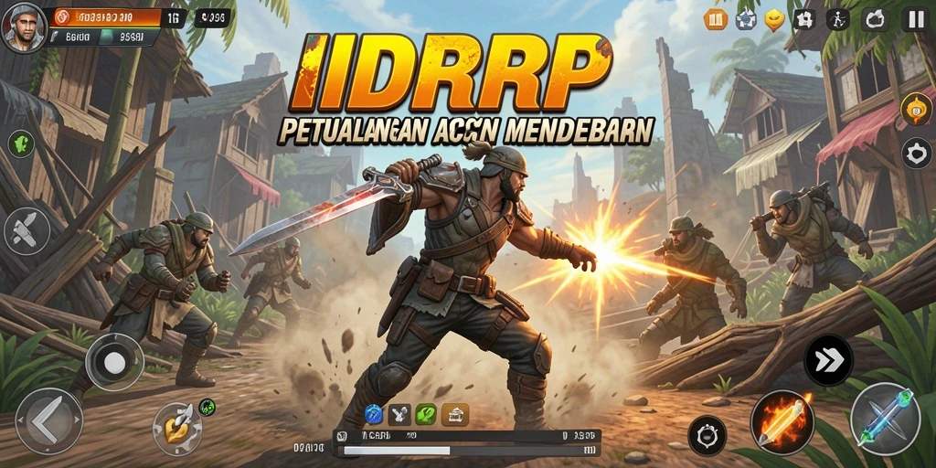 Gameplay seru dengan aksi bertempur yang mendebarkan di IDRRP.