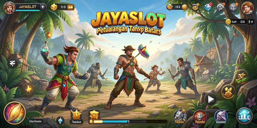 Tampilan menakjubkan gameplay Open World di JAYASLOT.