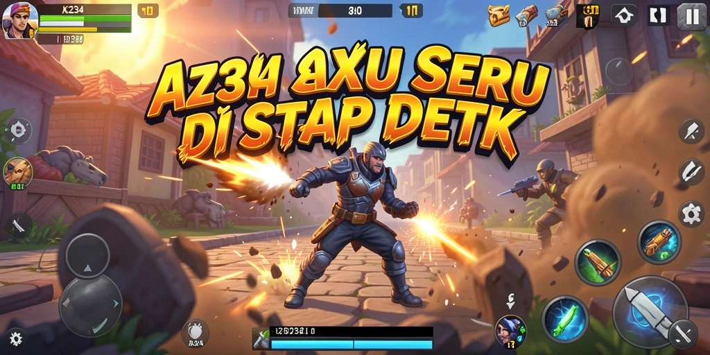 Tampilan gameplay K234 dengan aksi cepat dan grafis yang menawan.