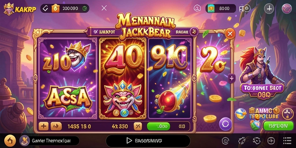 Tampilan gameplay slot KAKRP yang menarik dan mengasyikkan.