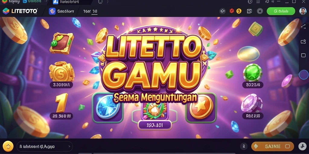 Tampilan menarik gameplay LITETOTO dengan slot yang beragam.