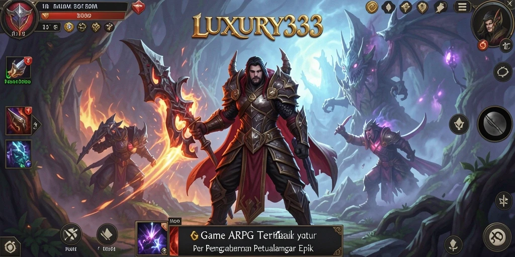 Gameplay menarik LUXURY333 dengan pertarungan seru dan petualangan epik.