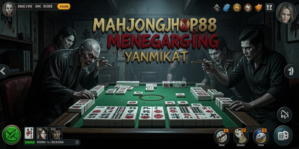 Gamplay mendebarkan dari MAHJONGJP88 dalam suasana horor.