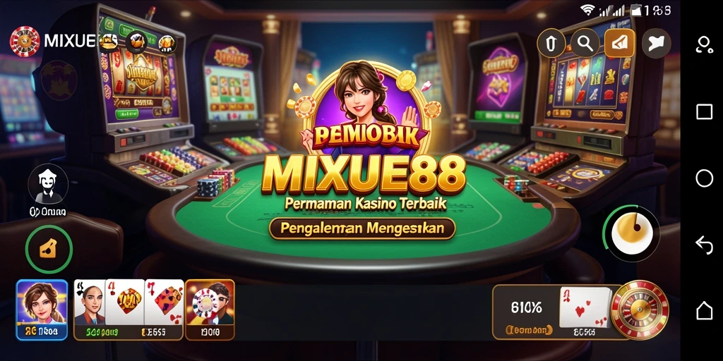 Tampilan menarik dari gameplay Kasino MIXUE88 yang memukau.