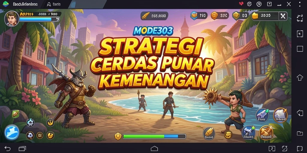 Tampilan gameplay epik dalam MODE303 yang memikat.