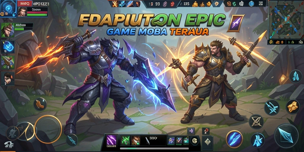Screenshot gameplay MPO1221 yang menampilkan pertarungan epik antar karakter.