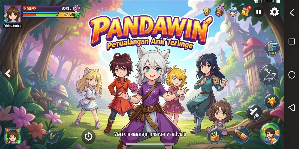 Tampilan game Anime yang memukau dari PANDAWIN.