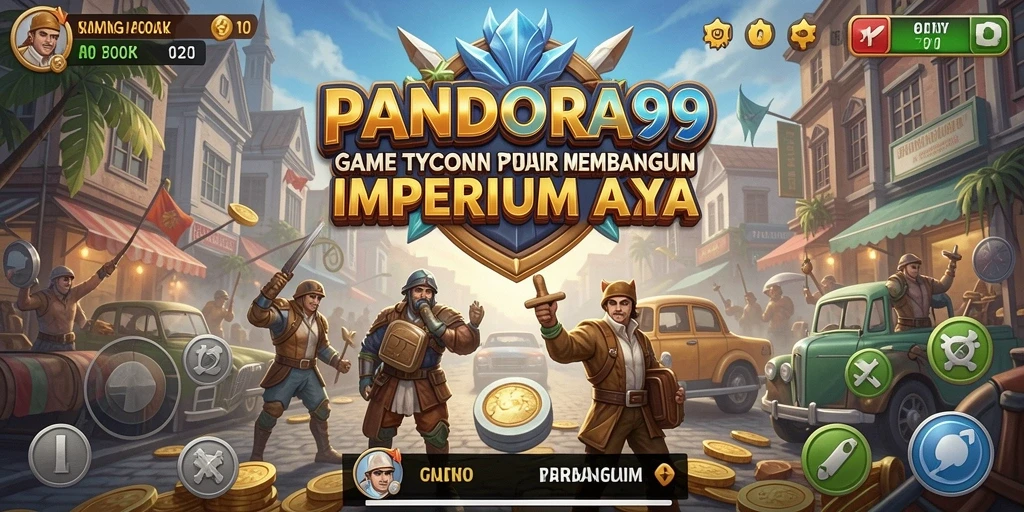 Tampilan gameplay Tycoon yang menakjubkan di PANDORA99.