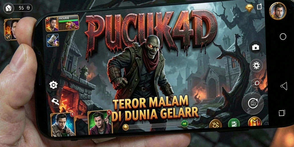 Screenshot gameplay PUCUK4D dengan suasana Horror yang mencekam.