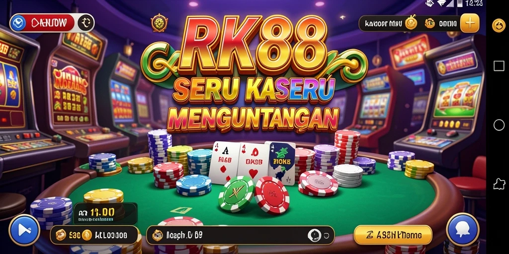 Tampilan menawan dari permainan Kasino di RK88.