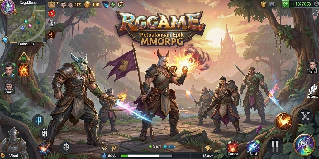 Tampilan gameplay RPGAME yang menarik dan penuh aksi.
