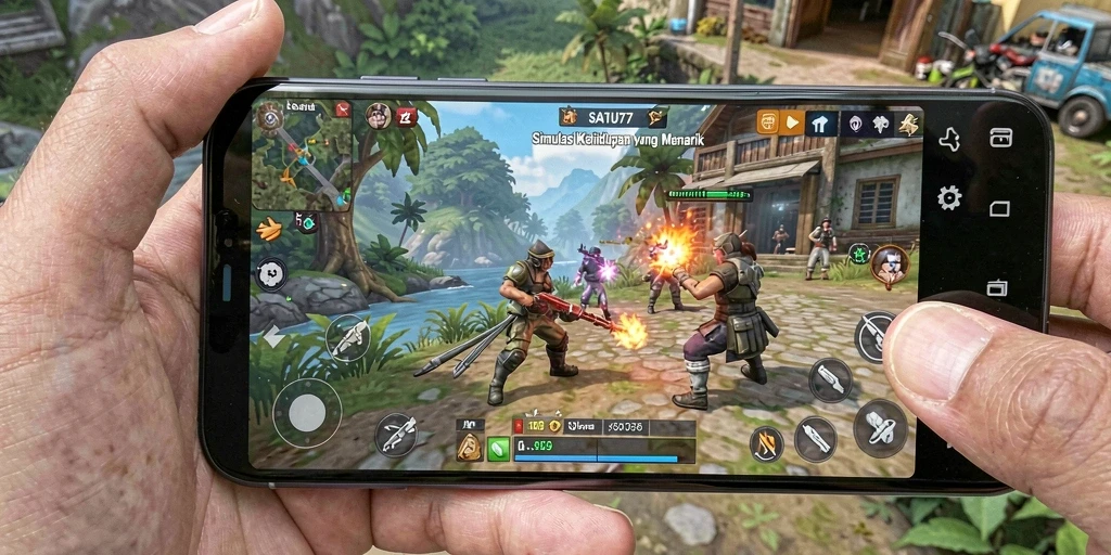 Gameplay SATU77 yang imersif dengan beragam aktivitas.