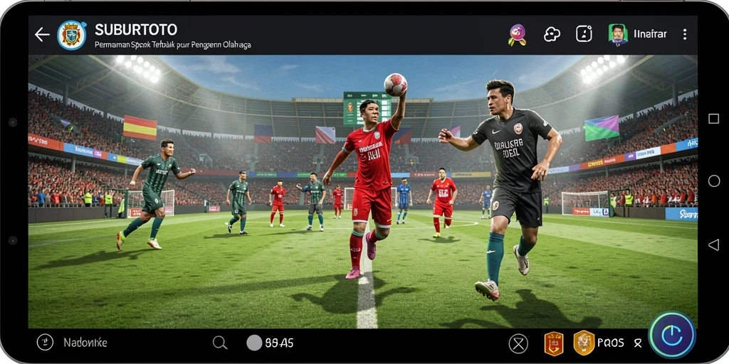 Tampilan antarmuka taruhan olahraga SUBURTOTO yang menarik dan interaktif.