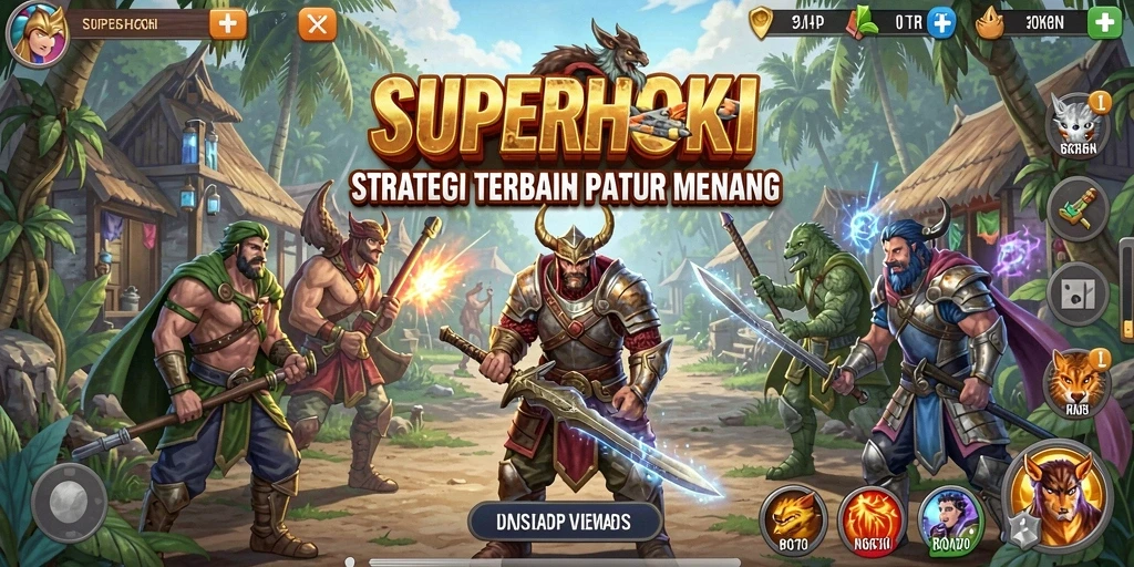 Tampilan menegangkan dari gameplay <strong>SUPERHOKI</strong> yang menguji strategi pemain.