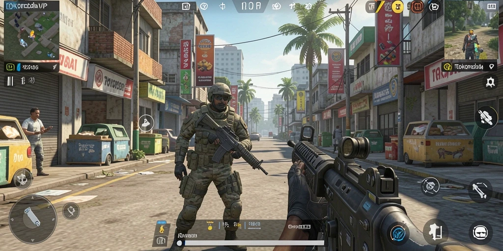 Tampilan gameplay seru dalam TOKOPEDIAVIP yang menarik dan interaktif.