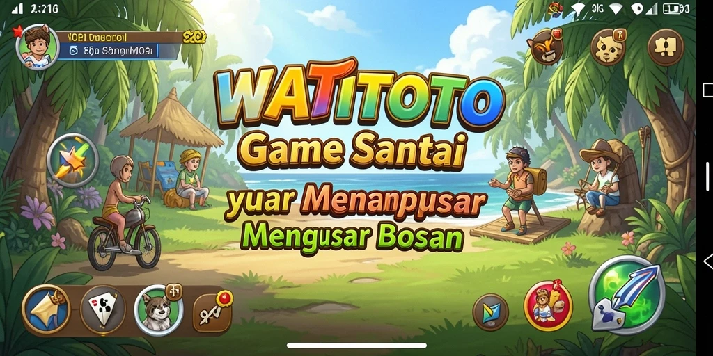 Screenshot gameplay WATITOTO yang menampilkan tantangan seru.